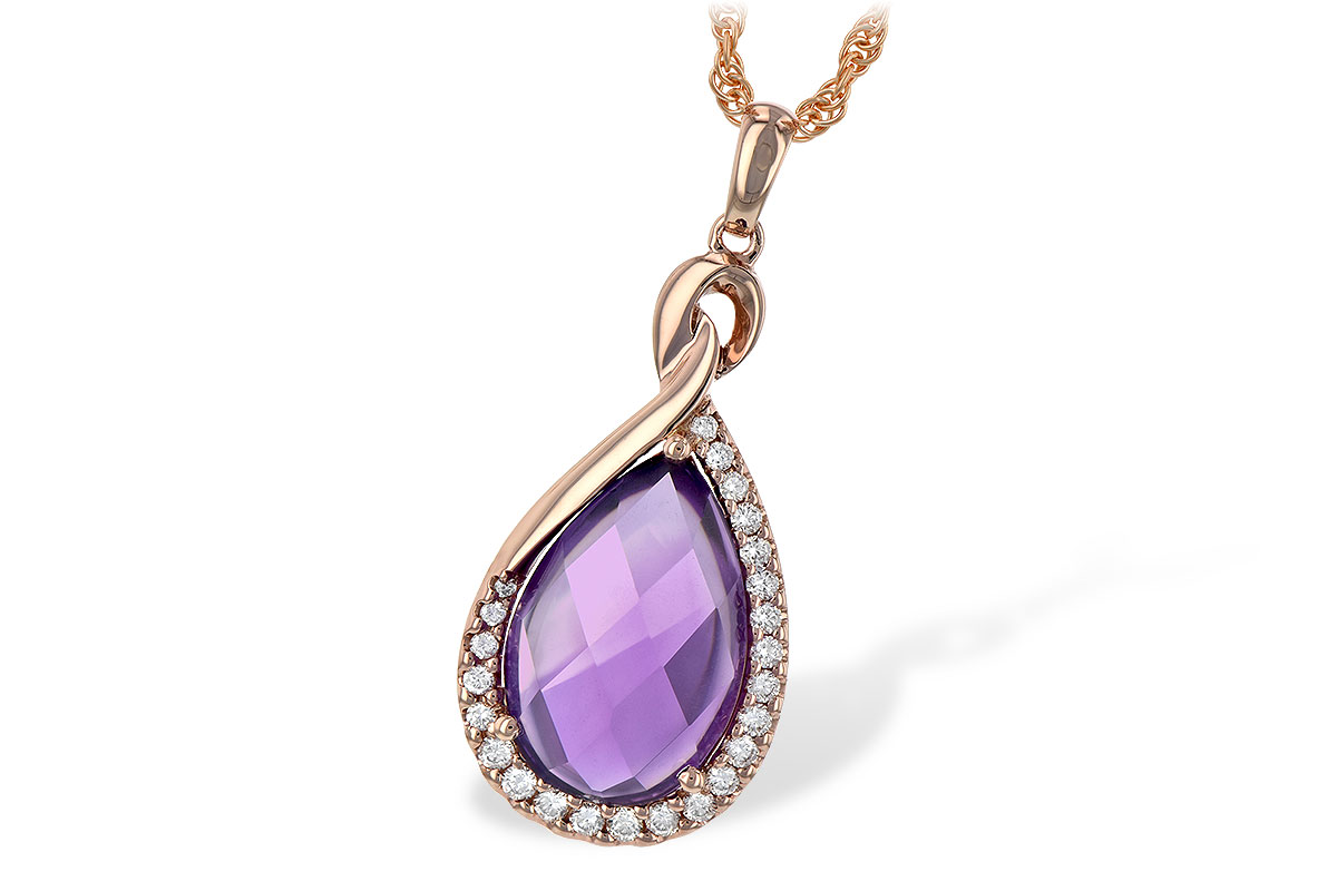 D234-72543: NECK 3.91 AMETHYST 4.10 TGW