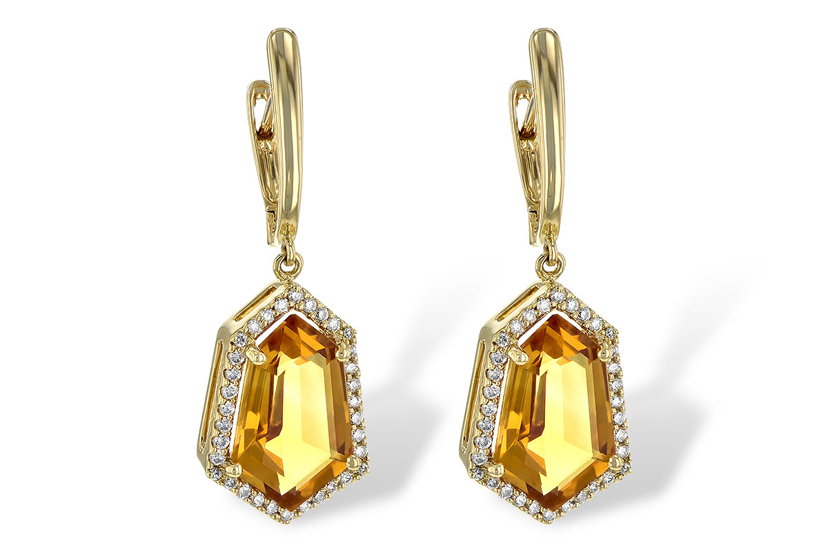 D235-56134: EARR 3.80 TW CITRINE 4.05 TGW