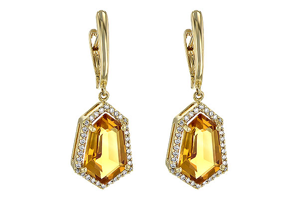 D235-56134: EARR 3.80 TW CITRINE 4.05 TGW