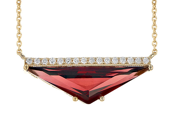 D235-60688: NECK 2.85 GARNET 2.95 TGW