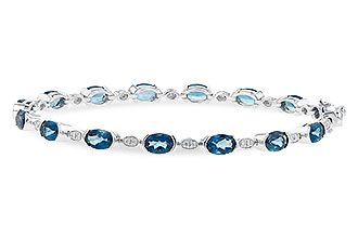 D235-60725: BRACELET 7.20 LONDON BLUE TOPAZ 7.36 TGW