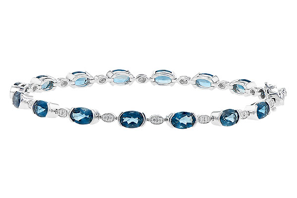 D235-60725: BRACELET 7.20 LONDON BLUE TOPAZ 7.36 TGW