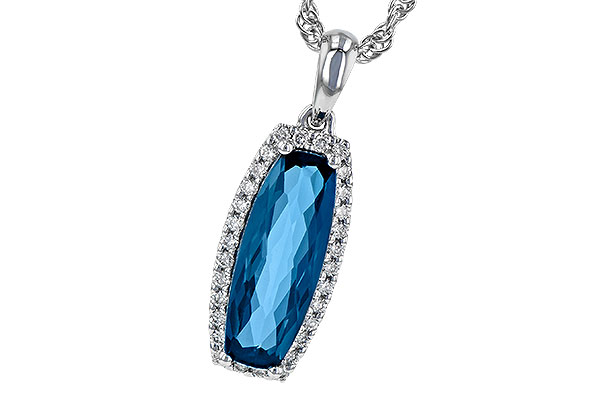 D235-62461: NECK 1.58 LONDON BLUE TOPAZ 1.70 TGW