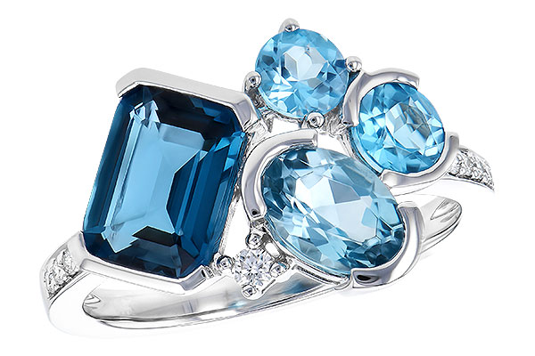 D318-34316: LDS RG 3.08 BLUE TOPAZ TW 3.15 TGW
