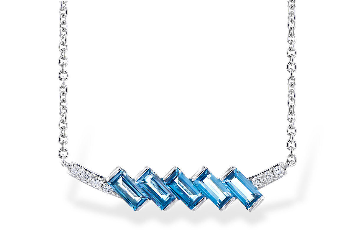 D318-35252: NECK .75 LONDON BLUE TOPAZ .80 TGW