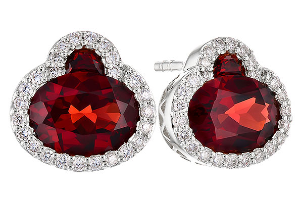 D318-35261: EARR 2.85 TW GARNET 3.06 TGW