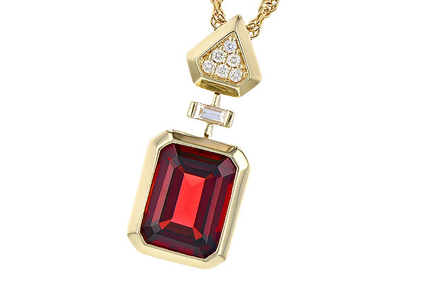 D318-36125: NECK 2.70 GARNET 2.78 TGW