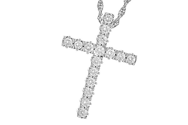 D319-18861: NECKLACE .50 TW