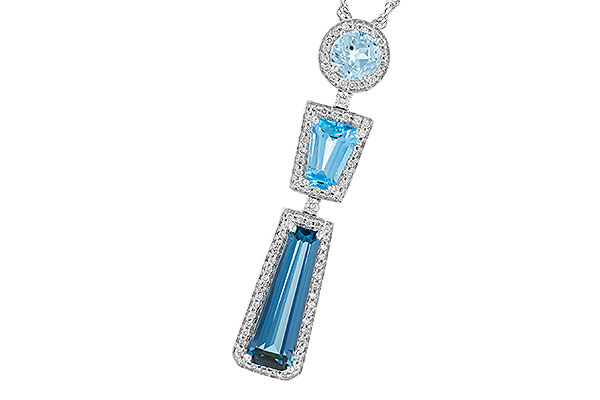 D319-20661: NECK 3.26 TW BLUE TOPAZ 3.50 TGW