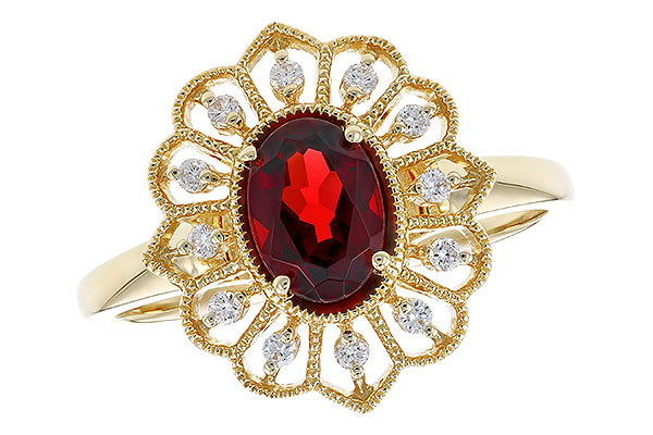 D319-21634: LDS RG .80 GARNET .92 TGW (7x5MM GAR)