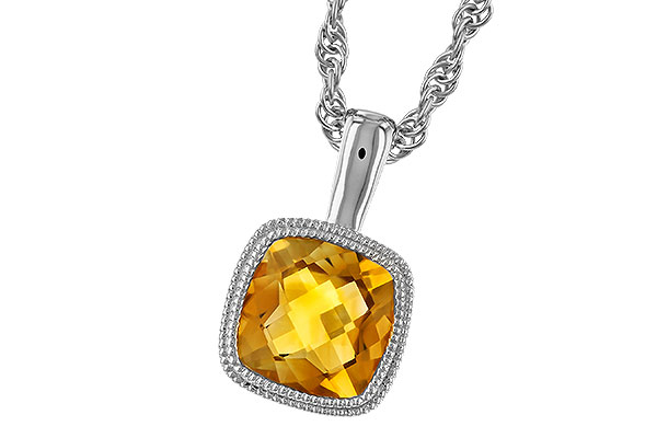 D319-25188: NECKLACE .75 CT CITRINE