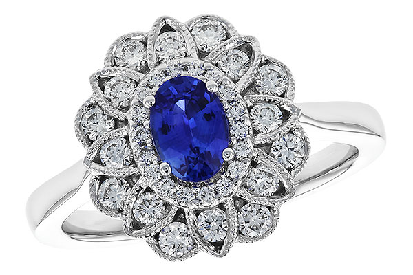 D319-26125: LDS RG .60 TW SAPPHIRE 1.12 TGW (6x4MM SAPP)