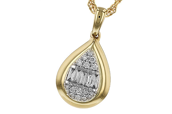 D319-27025: NECKLACE .08 BAG .16 TW