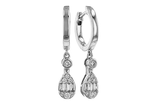 D320-09816: EARRINGS .11 BAG .28 TW