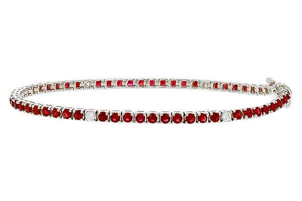 D320-10725: BRACELET 3.04 RUBY 3.29 TGW (7")