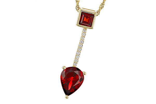 D320-11561: NECKLACE 2.15 GARNET 2.20 TGW