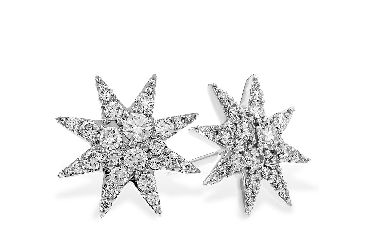 D320-16125: EARRINGS .50 TW