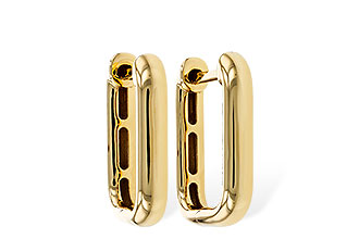 D320-16179: GOLD EARRINGS (15MM)