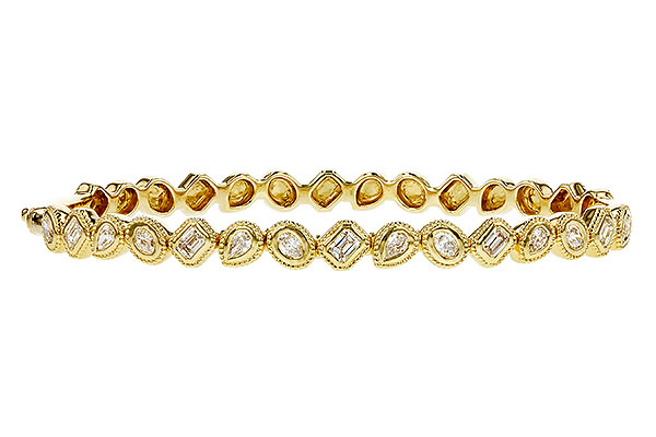 D320-17079: BANGLE 1.00 TW FANCY CUT DIAS