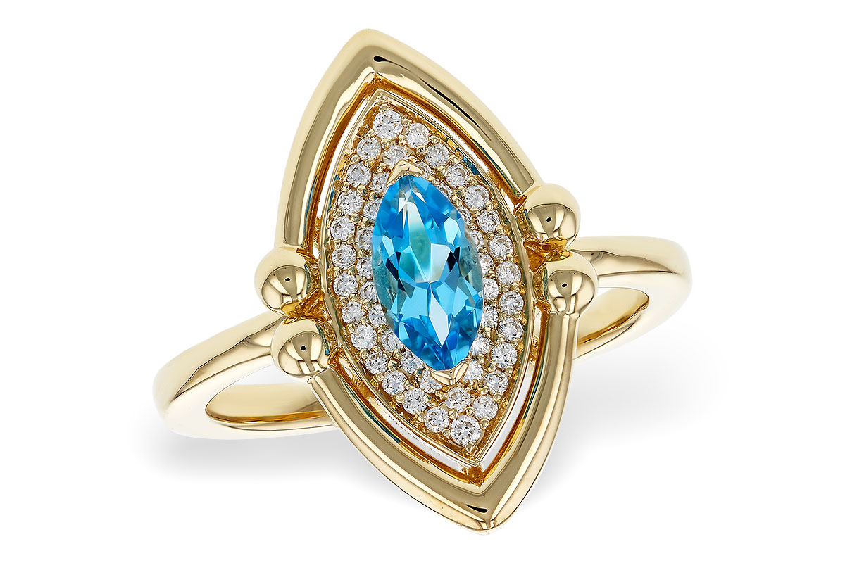 D320-17934: LDS RG .54 BLUE TOPAZ .70 TGW (8x4MM BT)