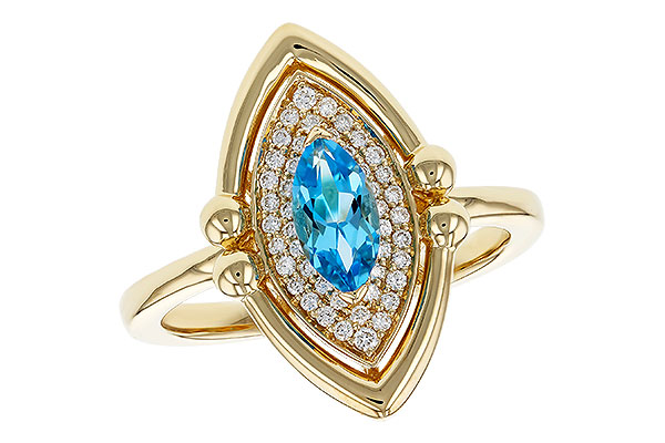 D320-17934: LDS RG .54 BLUE TOPAZ .70 TGW (8x4MM BT)