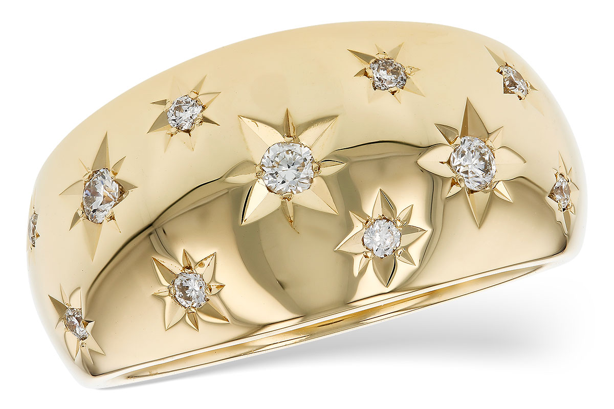 D321-00697: LDS DIA WEDDING RING .18 TW