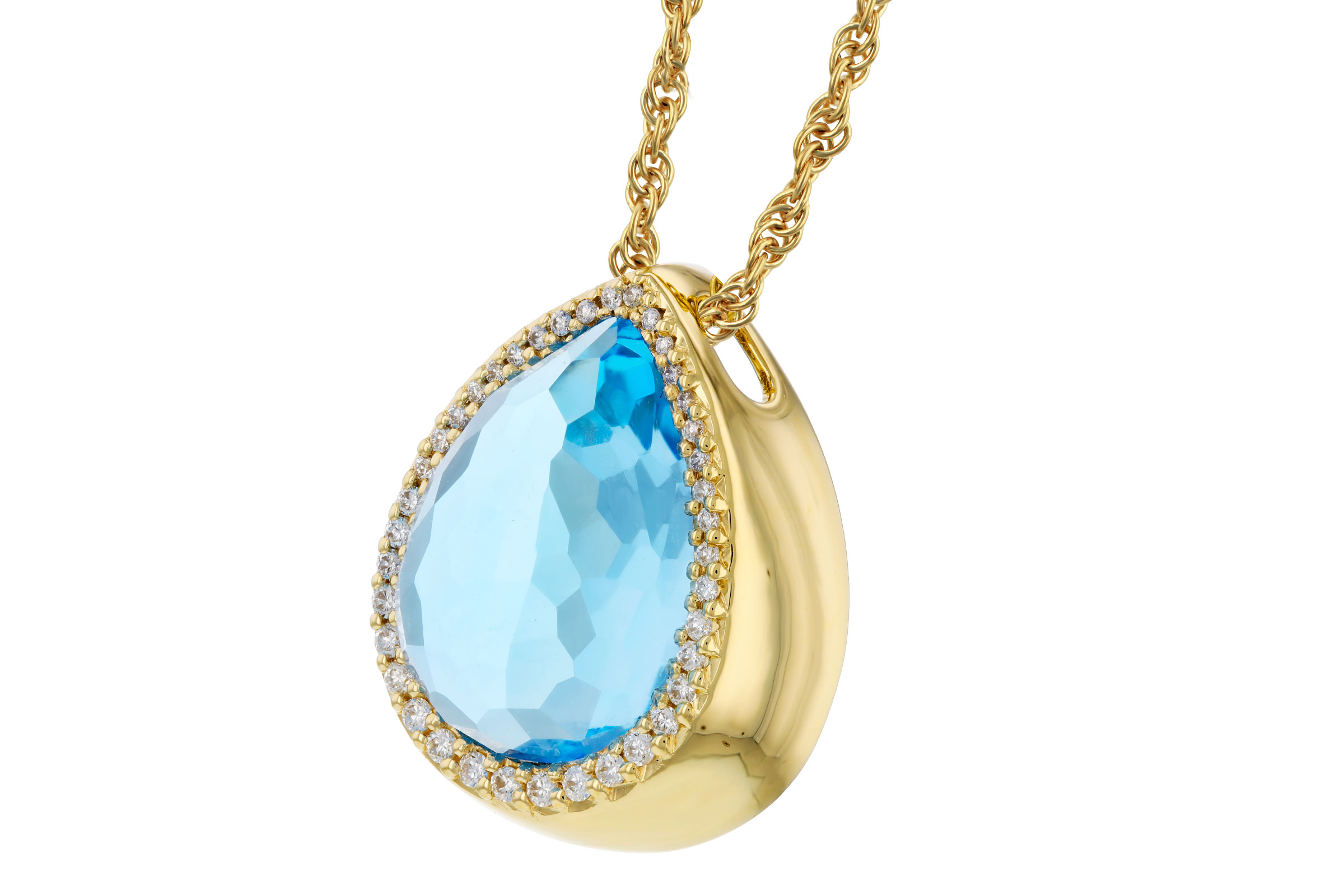 D321-01625: NECK 5.78 LONDON BLUE TOPAZ 5.92 TGW (14x10MM)