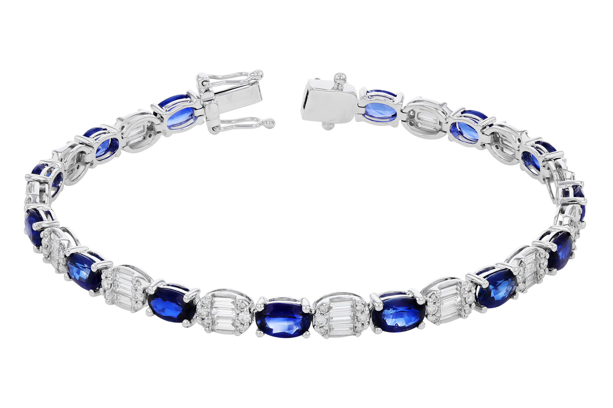 D321-01634: BRACELET 7.28 TW SAPPHIRE 8.98 TGW (7")