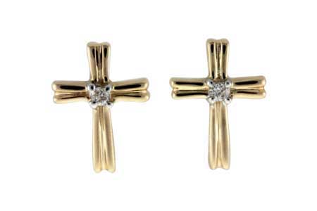 E045-62497: EARRINGS .03 TW