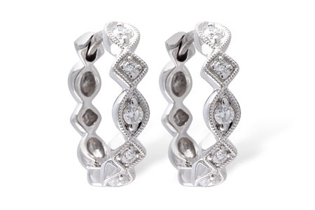 E046-46097: EARRINGS .22 TW