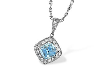 E051-91579: NECKLACE .80 AQUA .93 TGW