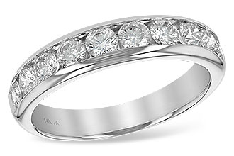 E138-33425: LDS WED RG 1.00 TW (10 STONES)