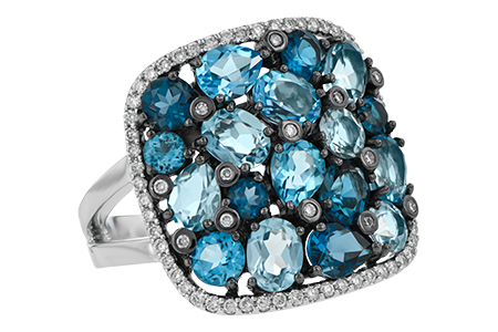 E232-87034: LDS RG 3.67 BLUE TOPAZ 3.94 TGW