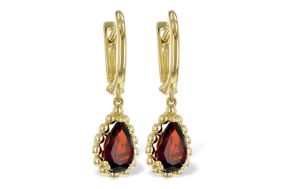 E234-67988: EARR 1.82 GARNET TW