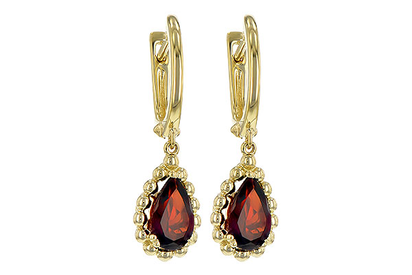 E234-67988: EARR 1.82 GARNET TW
