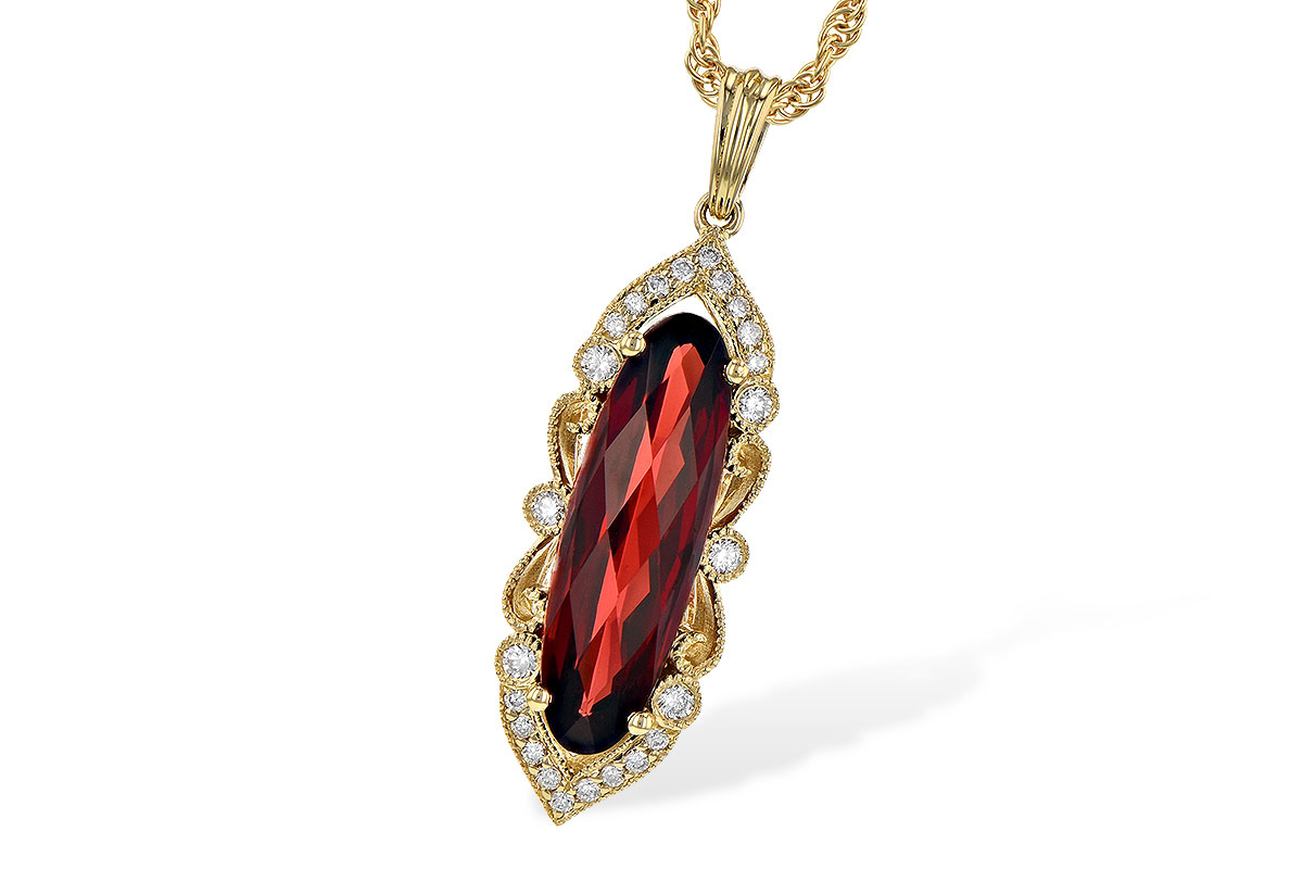 E235-60706: NECK 2.58 GARNET 2.70 TGW
