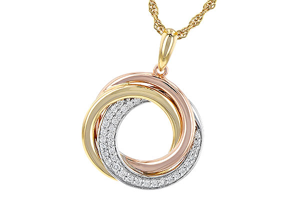 E235-61606: NECKLACE .15 TW