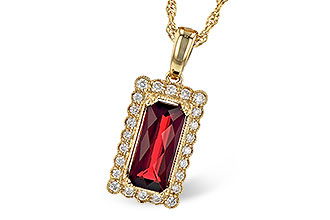 E318-28861: NECK 1.80 GARNET 1.95 TGW