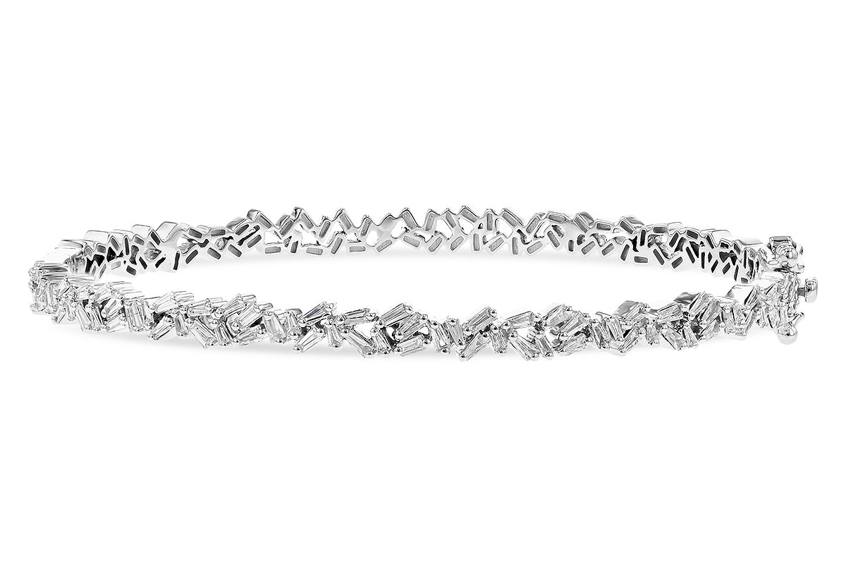 E318-28870: BANGLE .84 TW BAGUETTE DIAS