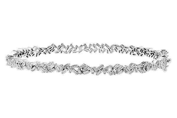 E318-28870: BANGLE .84 TW BAGUETTE DIAS