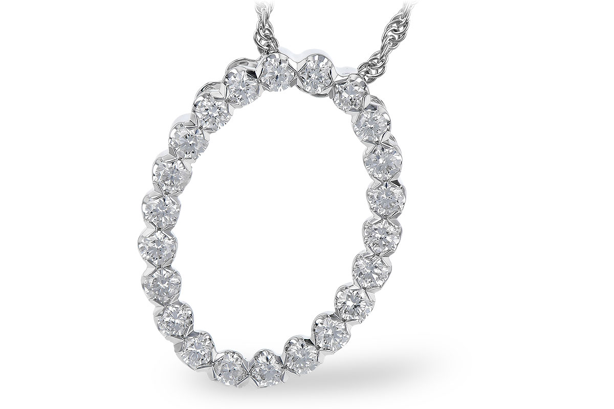 E318-32543: NECKLACE .50 TW