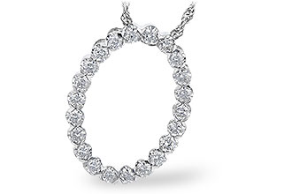E318-32543: NECKLACE .50 TW