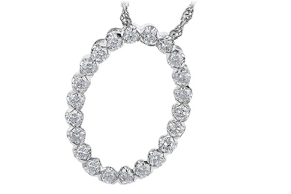 E318-32543: NECKLACE .50 TW