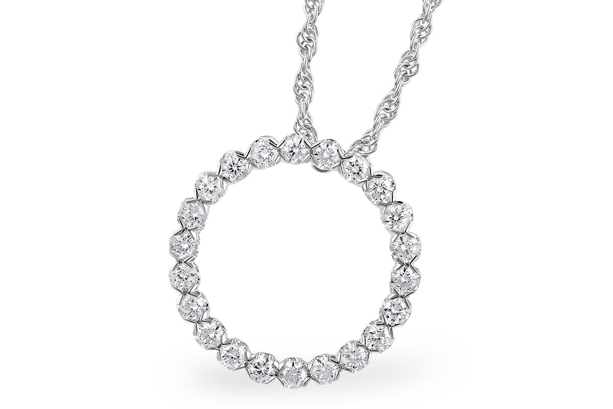 E318-33370: NECKLACE .50 TW
