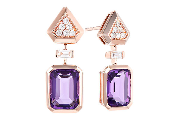 E318-35234: EARR 1.80 TW AMETHYST 1.92 TGW