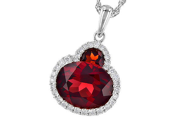 E318-35261: NECK 3.02 TW GARNET 3.16 TGW