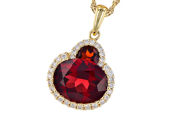 E318-35261: NECK 3.02 TW GARNET 3.16 TGW