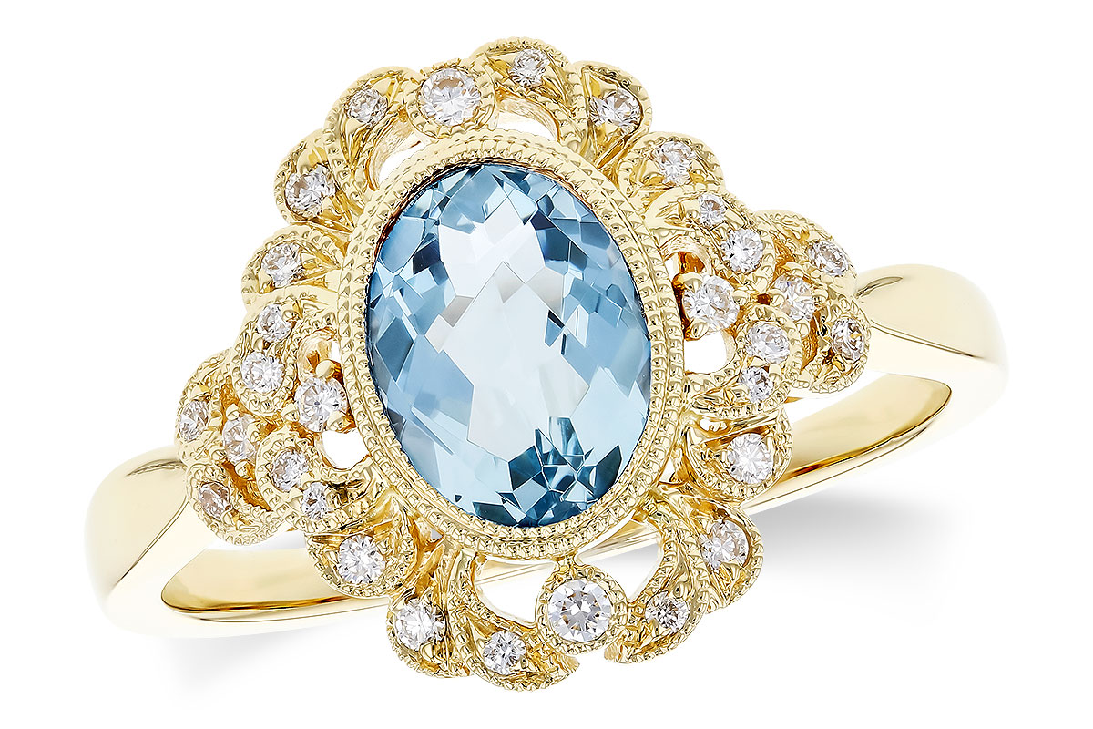 E319-20697: LDS RG .98 AQUA 1.14 TGW (8x6MM AQ)