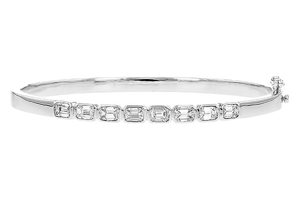 E319-21597: BANGLE 2.00 TW EMERALD CUTS