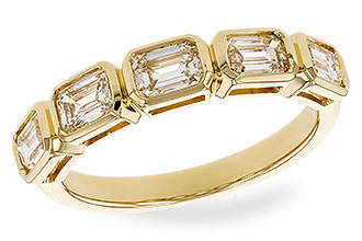 E319-23452: LDS DIA WED RG 1.20 TW EMERALD CUTS
